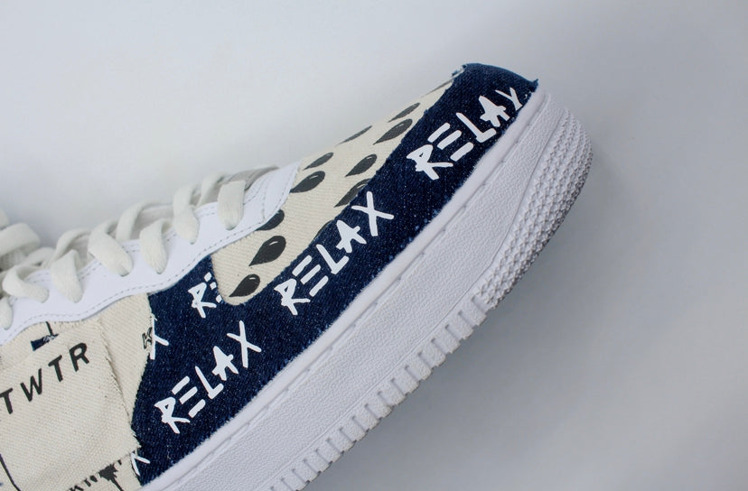 Denim High Top Shoes
