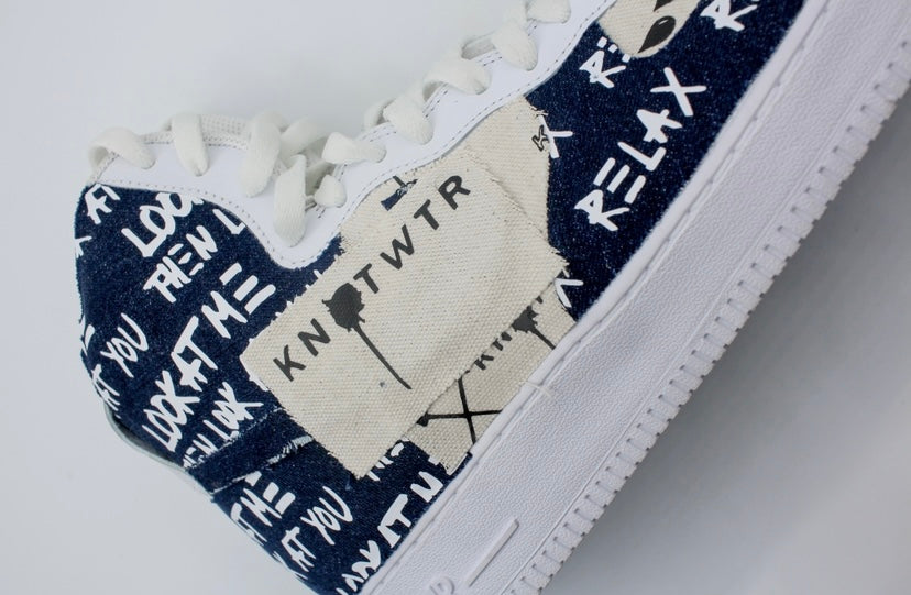 Denim High Top Shoes