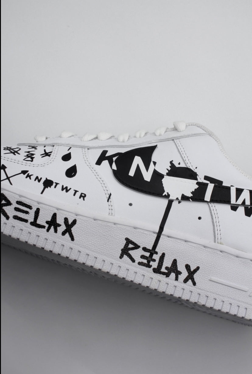 Knotwtr B&W Low Top Shoes