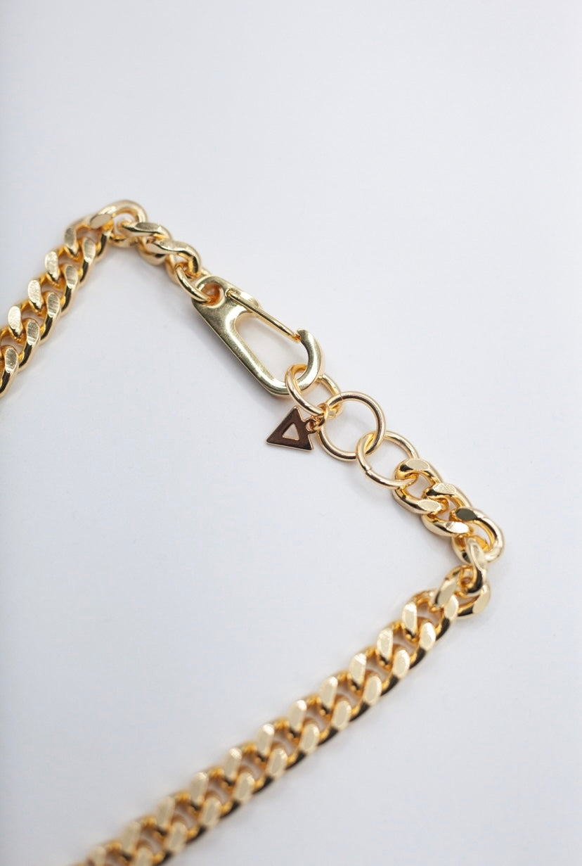 Knotwtr × DIPHDA Iconic Gold + Black Necklace