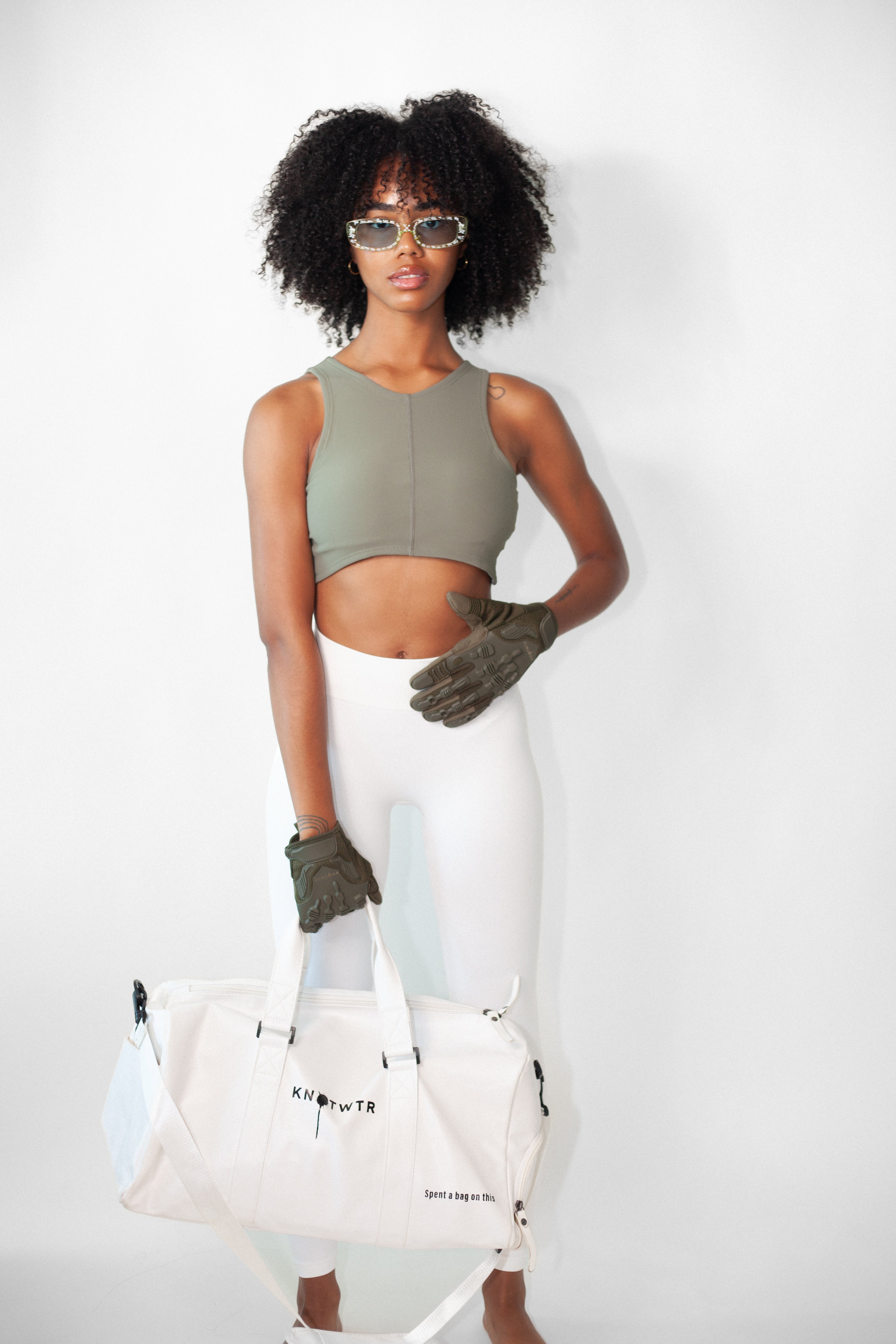 The Weekender - "Snowflake" Duffle Bag