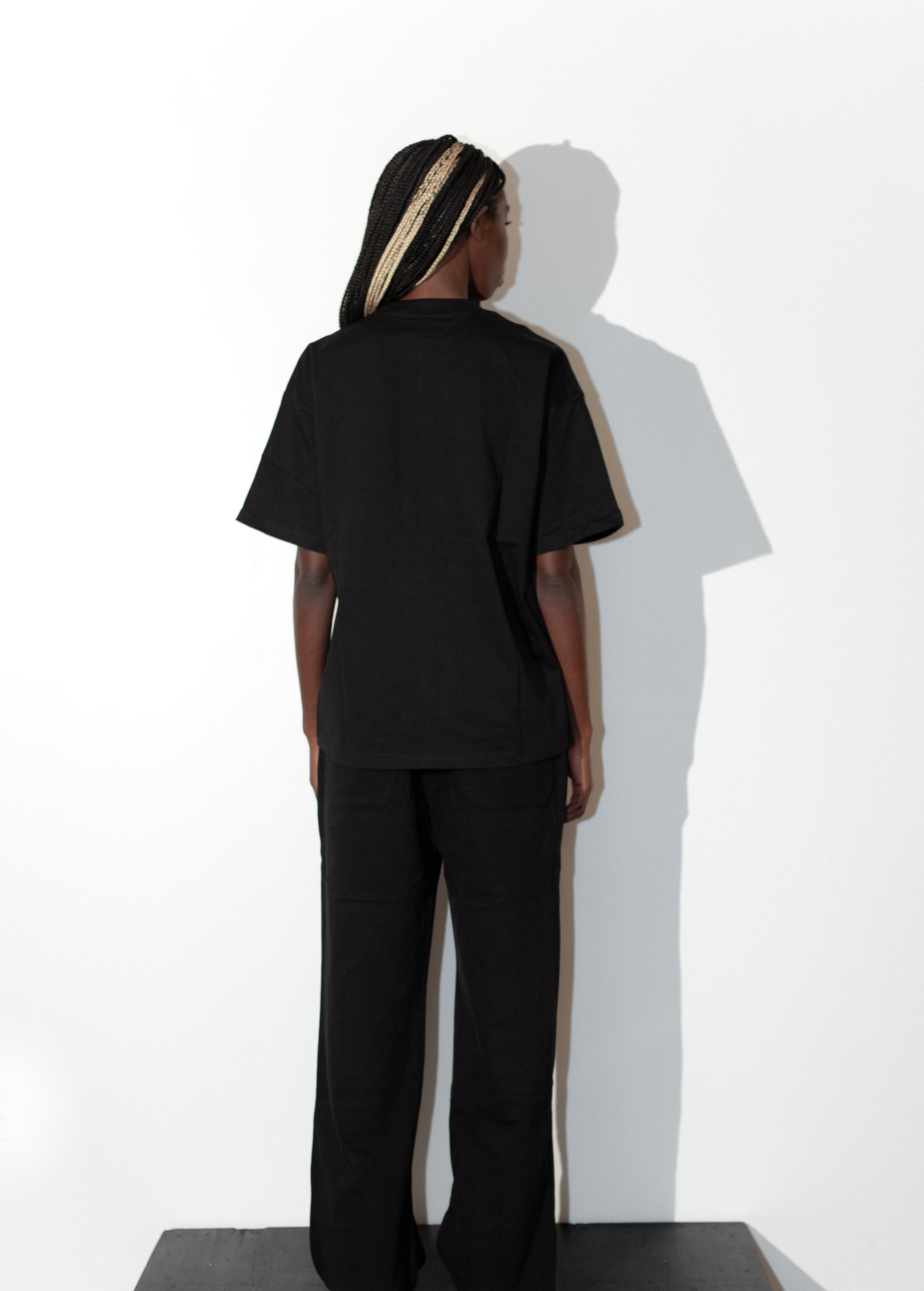 Black Rhinestone K-Shirt