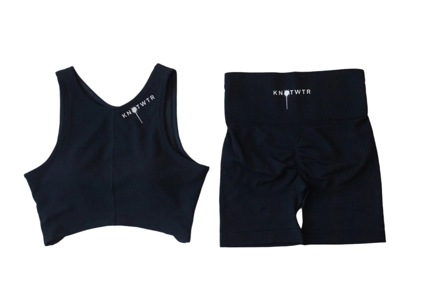 KNOTWTR Black Half Tights