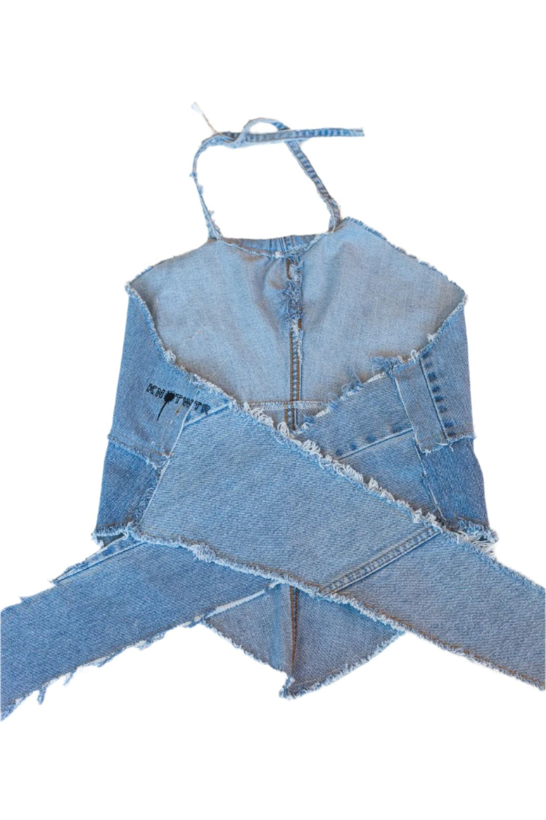 Denim Square Top