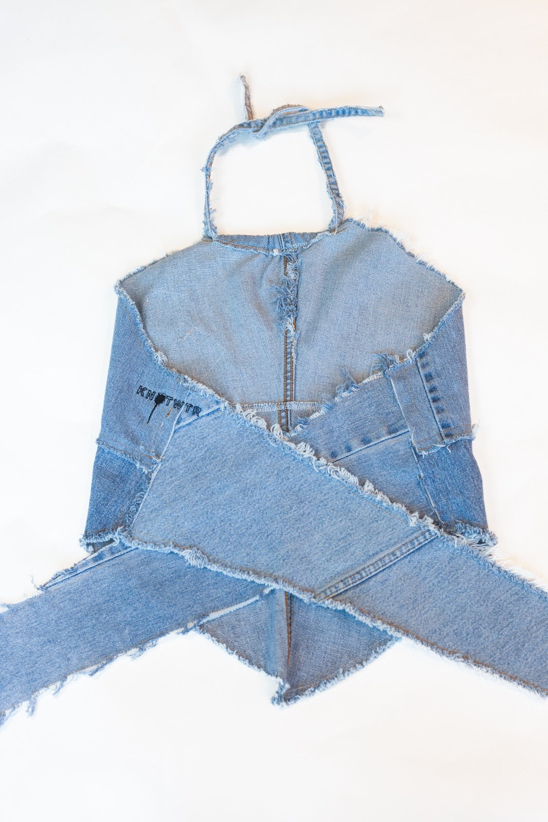 Denim Square Top