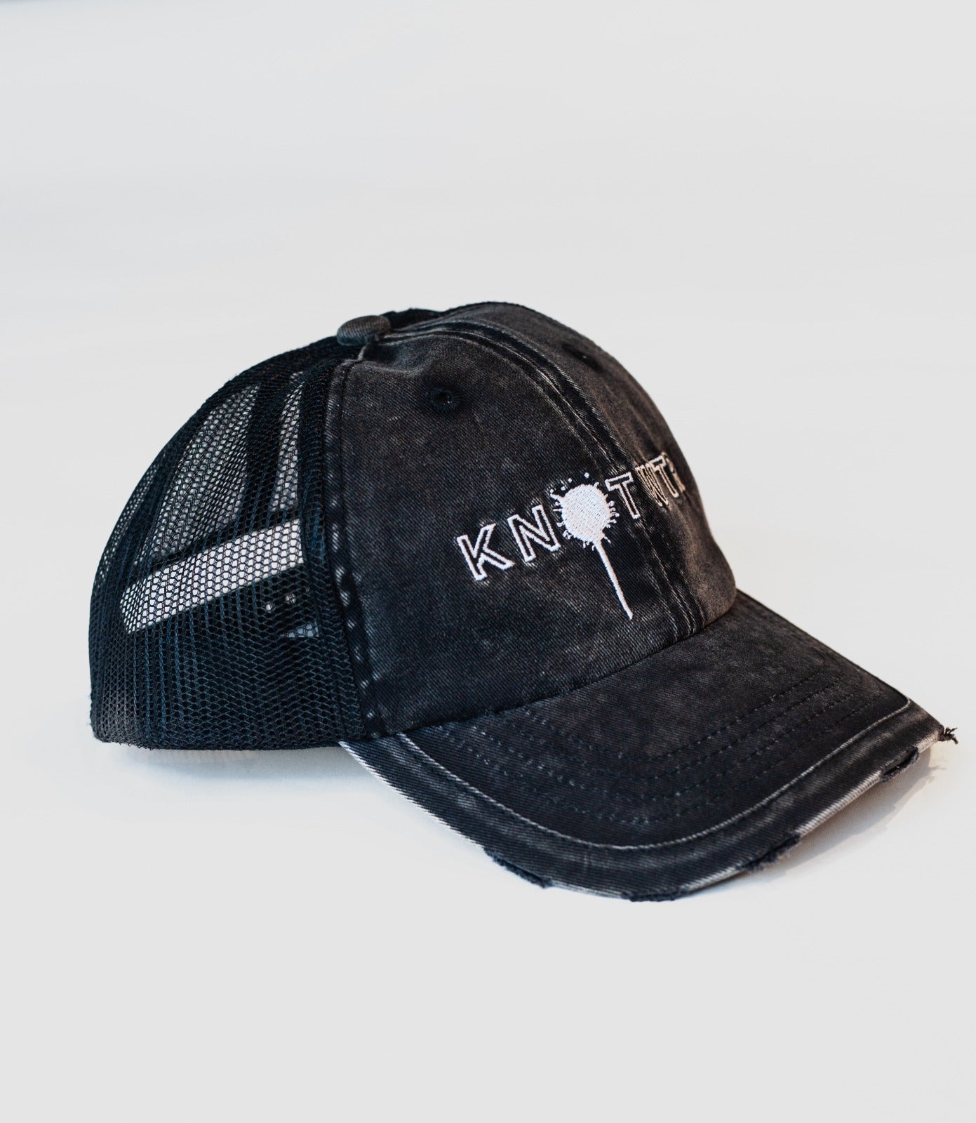KNOTWTR Black Trucker Hat