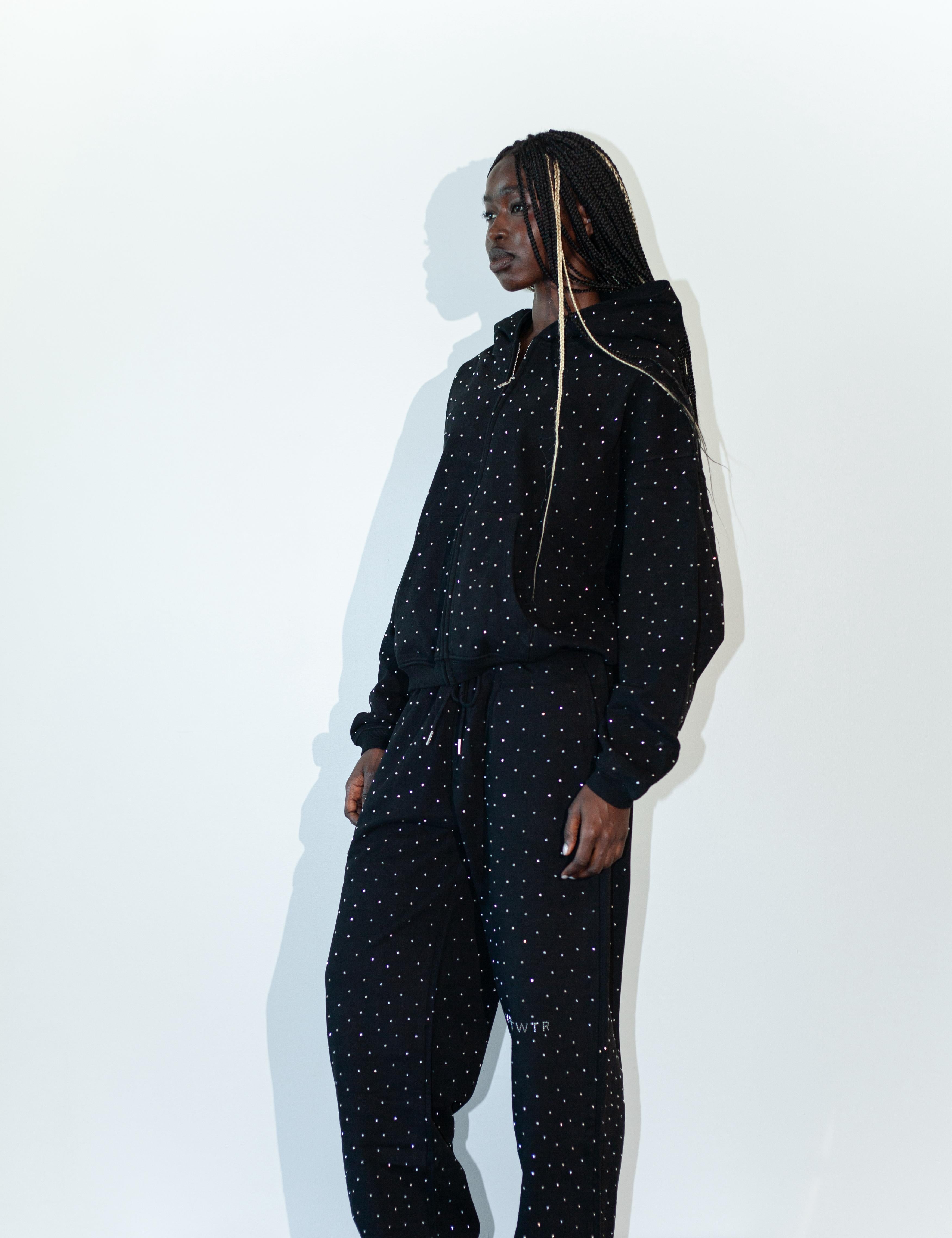 Rhinestone Baggy Sweatpants