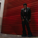 Black Leather Jacket – "I’m Worth A Lot,"