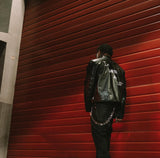 Black Leather Jacket – "I’m Worth A Lot,"