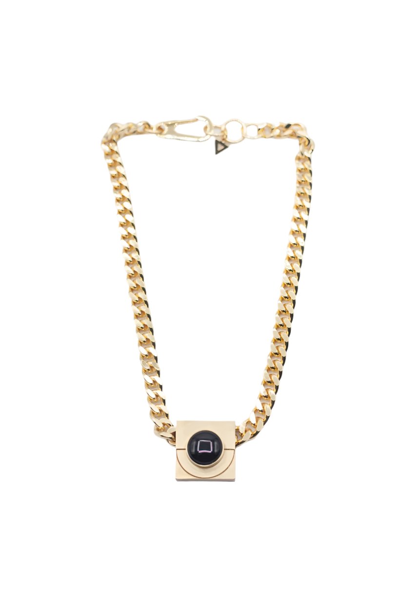 Knotwtr × DIPHDA Iconic Gold + Black Necklace