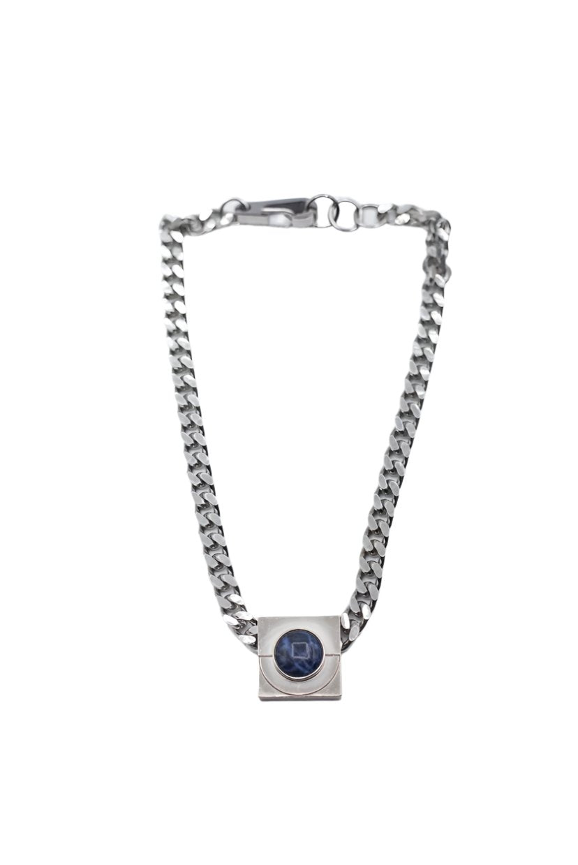 Knotwtr x DIPHDA Iconic Silver + Blue Necklace