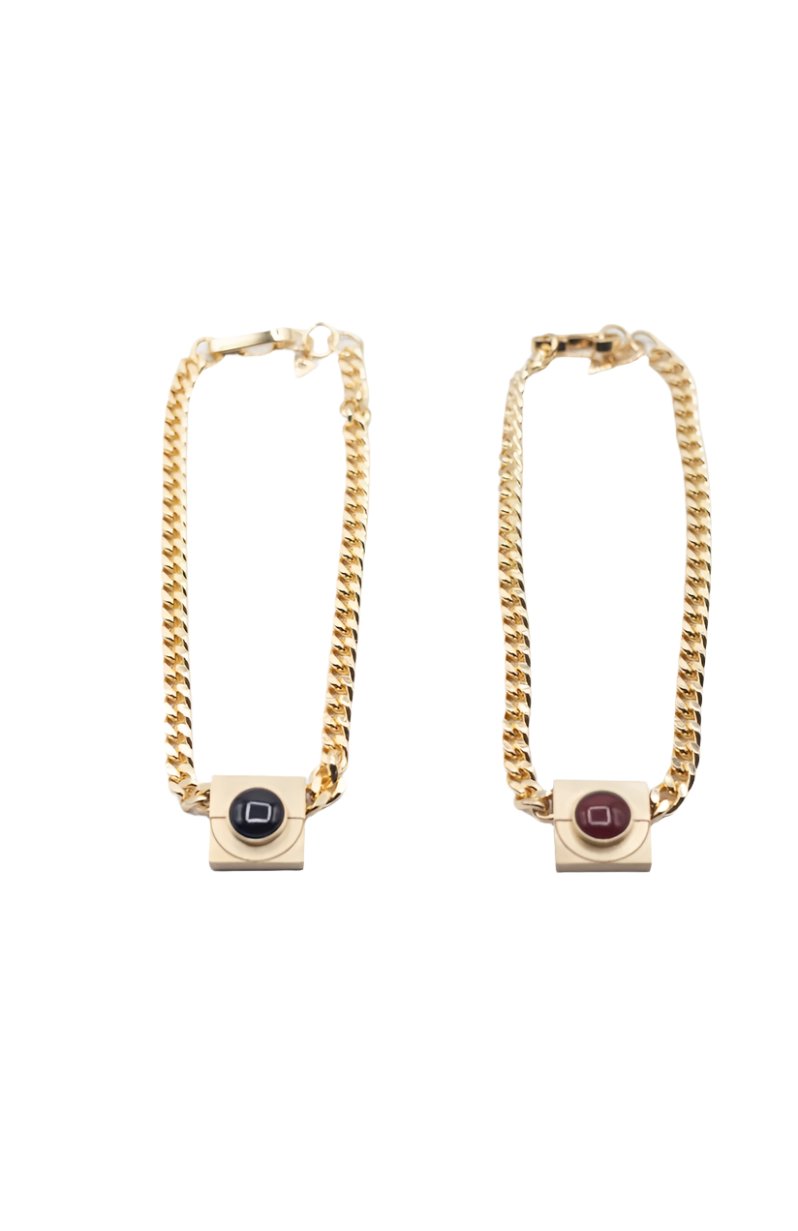 Knotwtr × DIPHDA Iconic Gold + Red Necklace