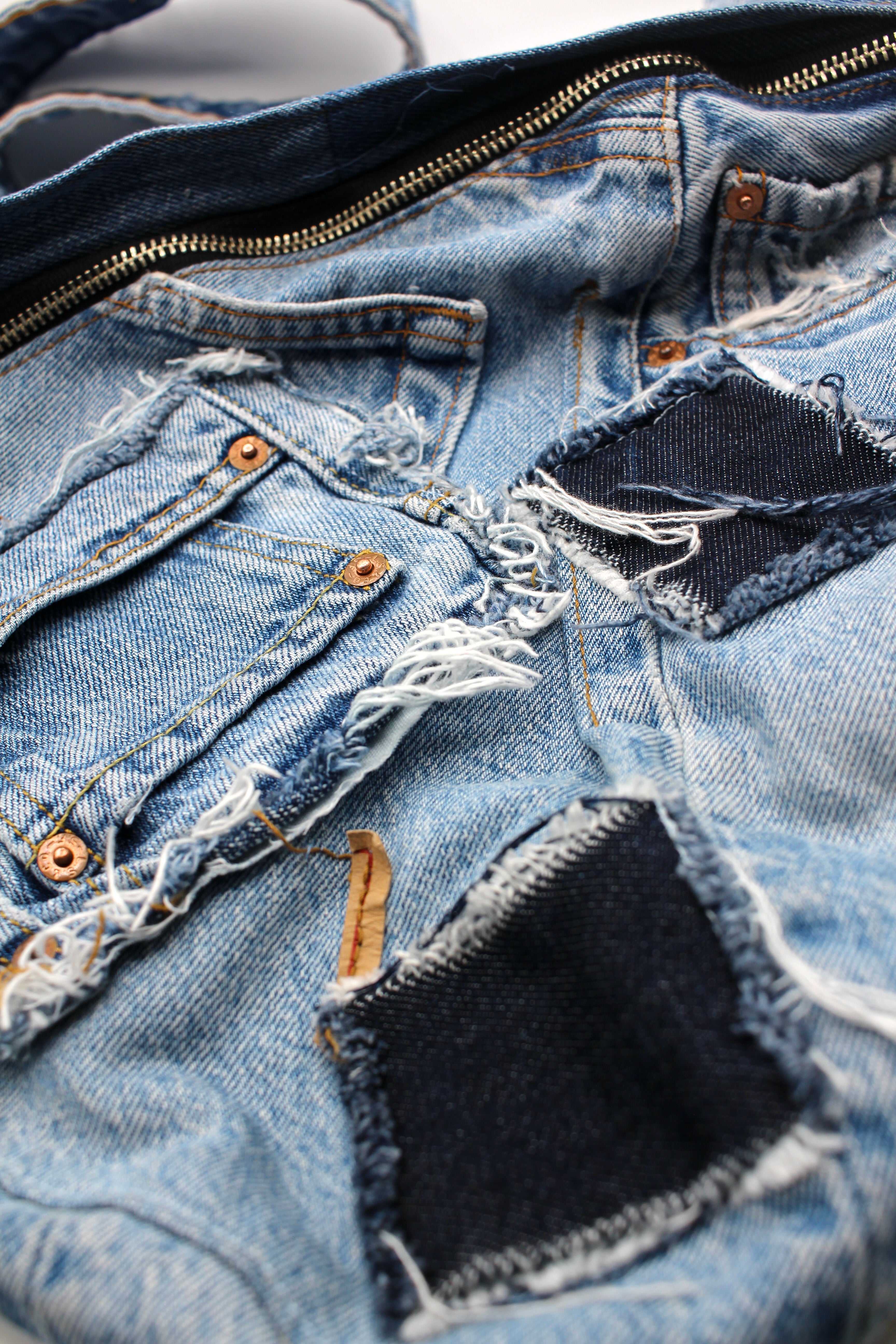 Denim Cross Body Bag