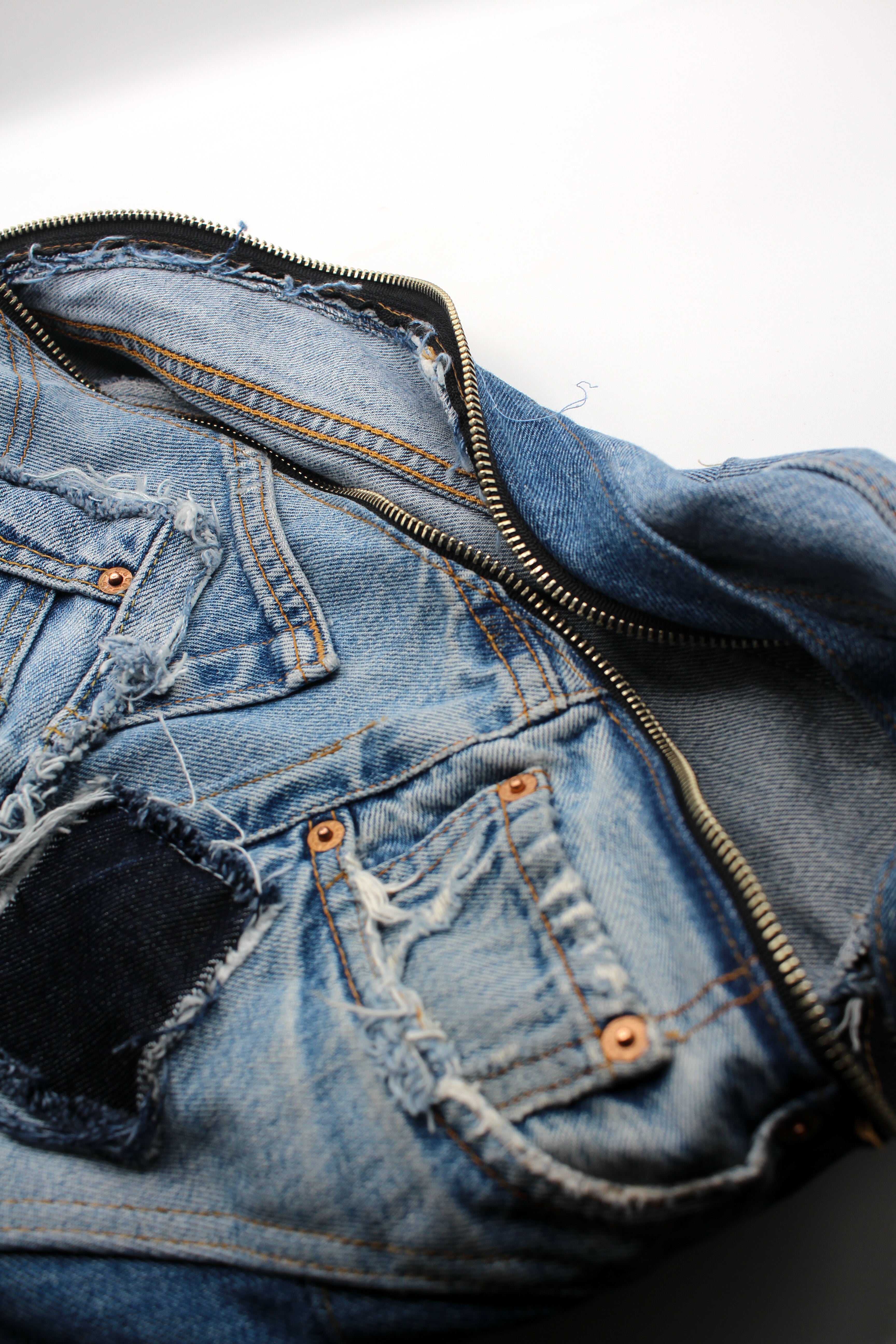 Denim Cross Body Bag