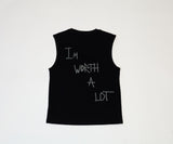 Sleeveless Rhinestone “K” Shirt