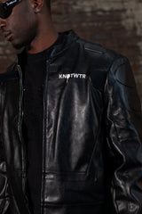 Black Leather Jacket – "I’m Worth A Lot,"