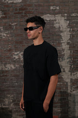 Black Rhinestone K-Shirt