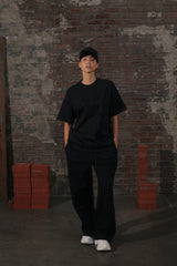 Black Rhinestone K-Shirt