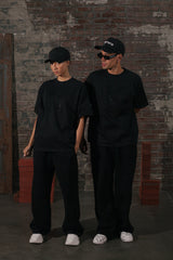 Black Rhinestone K-Shirt