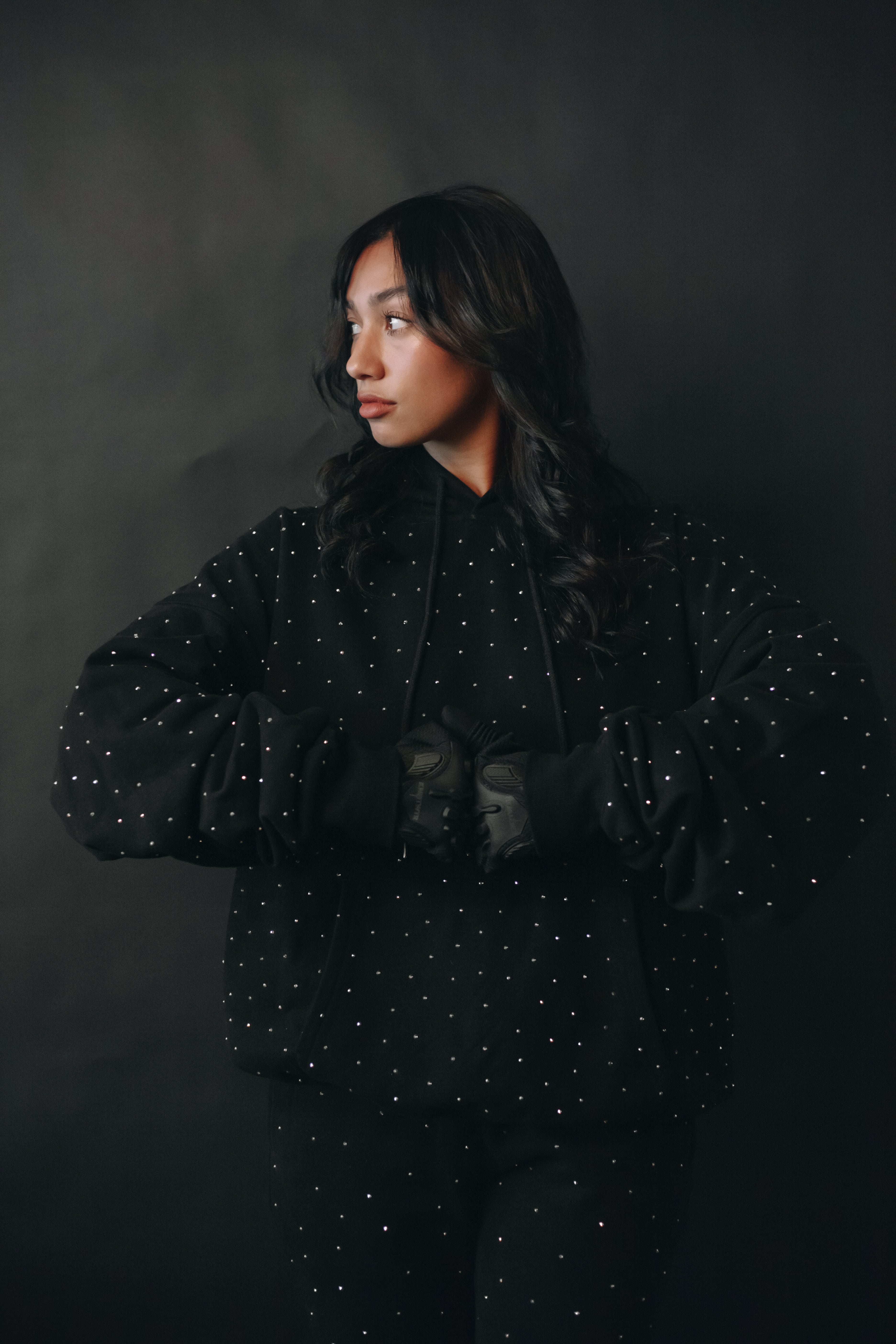 Rhinestone Hoodie