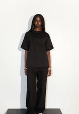 Black Rhinestone K-Shirt