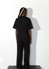 Black Rhinestone K-Shirt