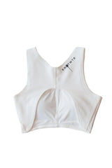 White Sports Bra