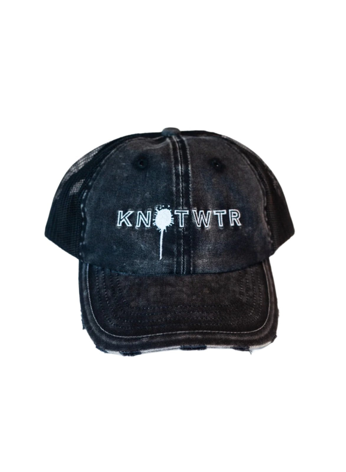 KNOTWTR Black Trucker Hat