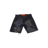 Black Denim Shorts