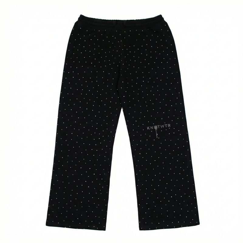 Rhinestone Baggy Sweatpants